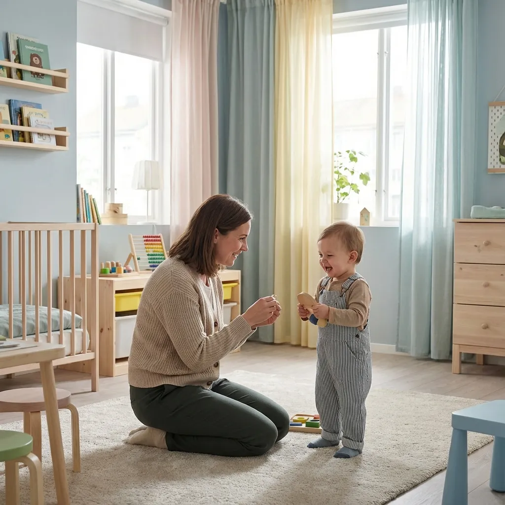 Intérieur sécurisé et aménagé de la micro-crèche Les P'tits Babadins à Pédagogie Reggio Emilia & Motricité Libre