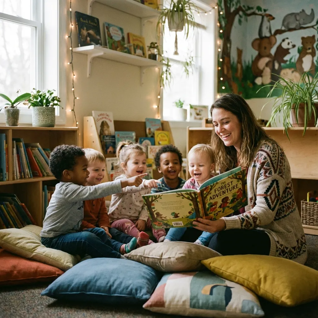 Atelier d'éveil sensoriel pour enfants chez Les P'tits Babadins